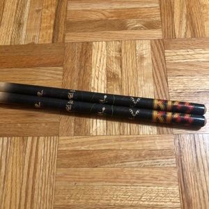 The band Kiss wooden drumsticks